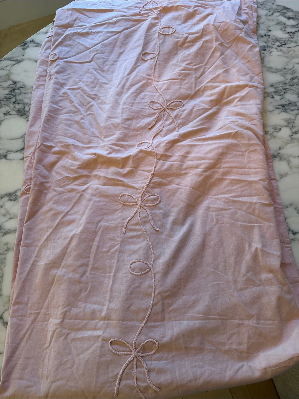 NWOT Peri Home Blush pink King size Duvet Cover